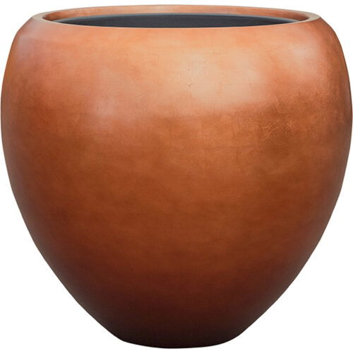 MAXIM grote design plantenbak plantenpot koper rood 60cm breed