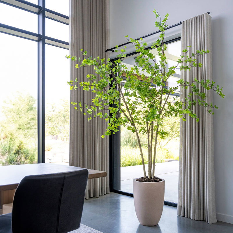 Grote kunstplant ENKIANTHUS kunstboom kunst plant luchtig design 240cm hoog