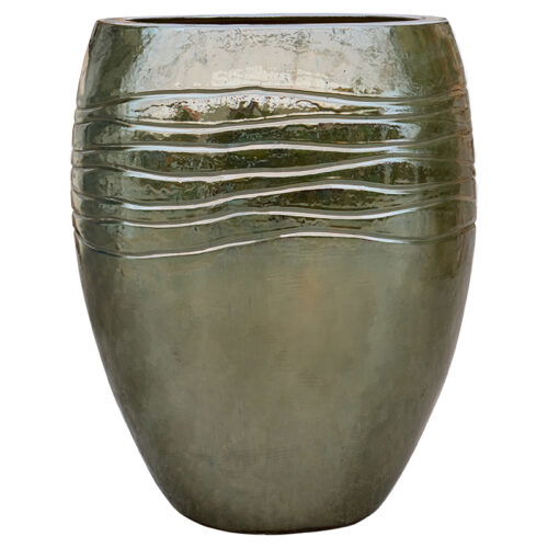 ADESS olijfgroene plantenbak groot design voor buiten 80cm