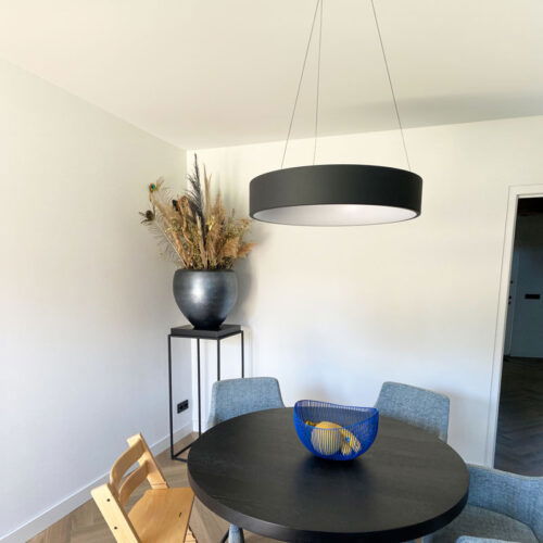 MAXIM grote design plantenbak plantenpot blauw 60cm breed