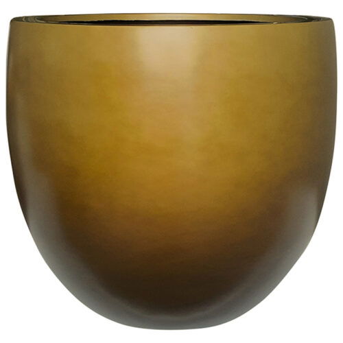 DUOO hoge design bloempot goud brons voor binnen 70cm breed