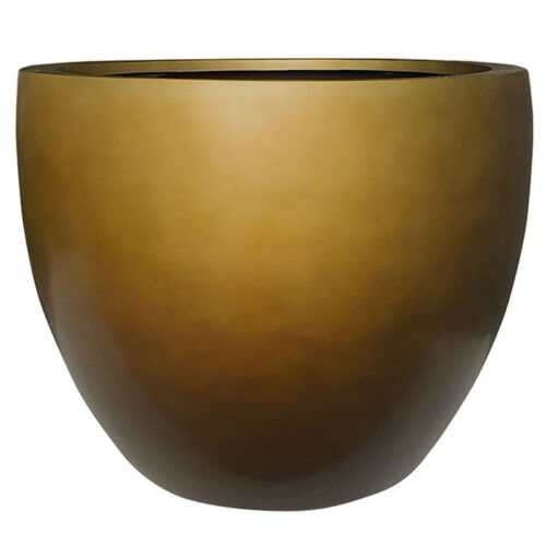 DUOO grote plantenpot goud brons voor binnen 70cm breed