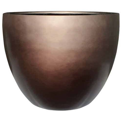 DUOO grote plantenpot taupe brons voor binnen 70cm breed