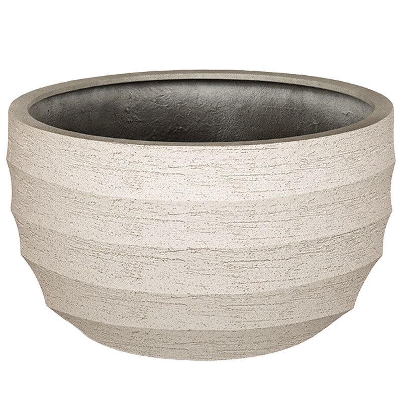 BORDO beige grote bloembak plantenbak groot design voor buiten 80cm breed