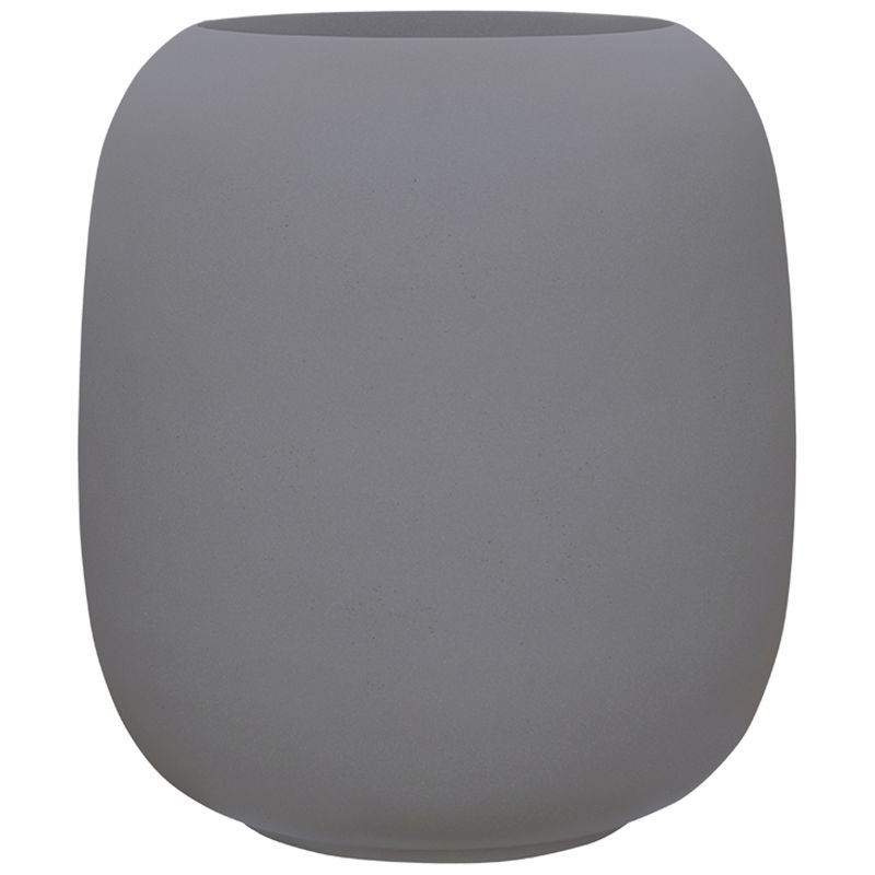 DOLIUM grote beton grijze bloempot plantenbak voor buiten 73cm