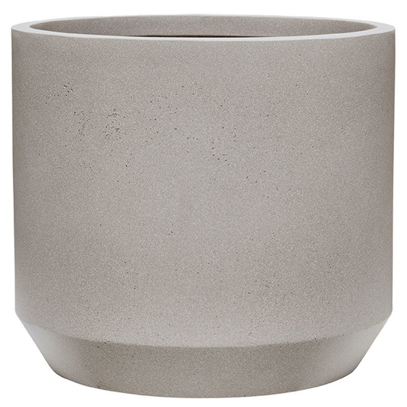 DOLIUM grote plantenbak plantenpot beige grijs 55cm breed