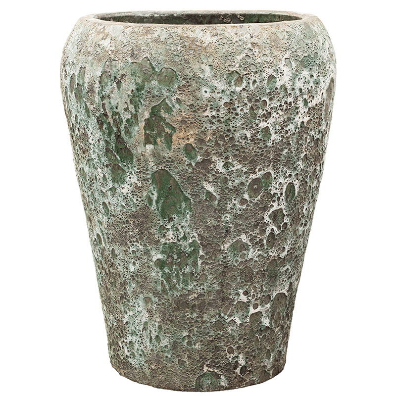 LAVAA groene plantenbak bloembak groot design keramiek voor buiten 68cm