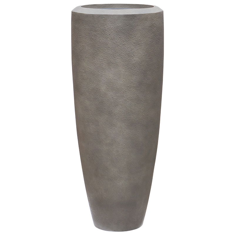 CALLI bloempot vaas hoog design voor binnen olifant grijs 90cm