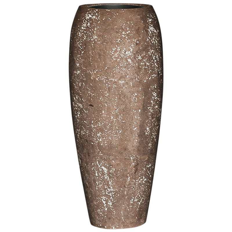 COATY vaas bloempot hoog design bruin voor buiten en binnen 90cm