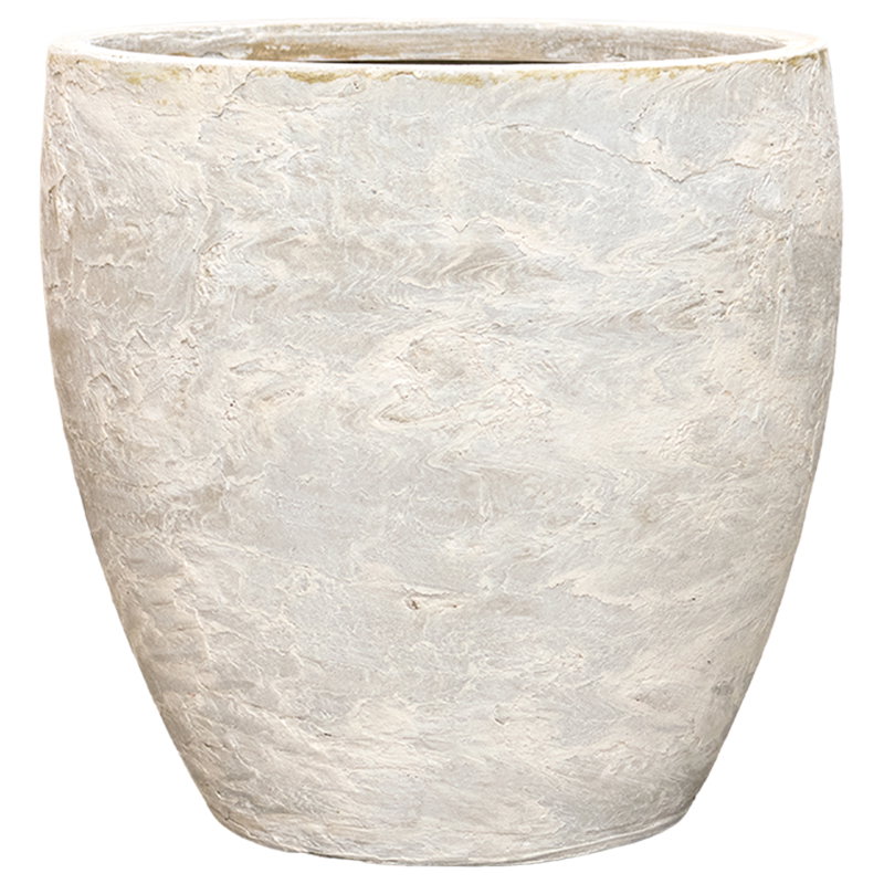 MARIN grote plantenpot bloempot crème wit groot design voor buiten 54cm