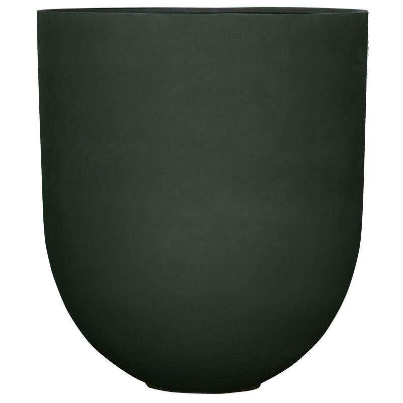 DEVA XXL hoge diep groene plantenbak bloempot groot beton design voor buiten 88cm