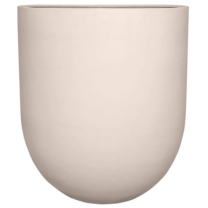 DEVA XXL plantenbak bloembak bloempot mat wit groot design voor buiten 100cm