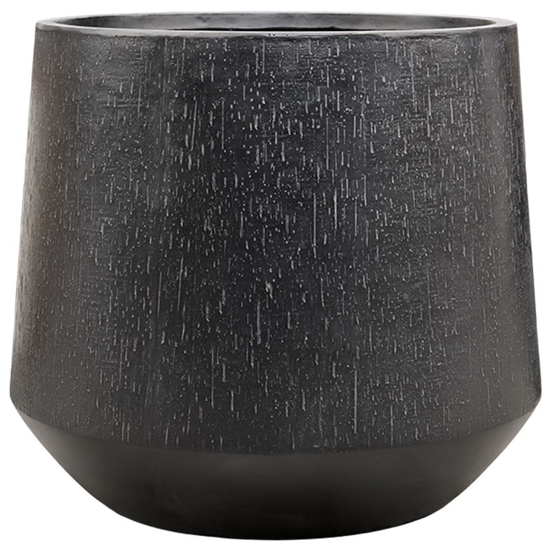 FUNDO XXL plantenbak bloempot zwart grijs voor buiten 80cm breed
