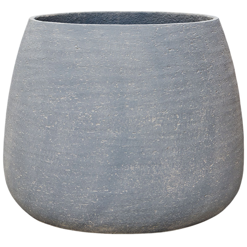 MILOO grote XL beton grijze plantenbak bloembak voor buiten 75cm breed