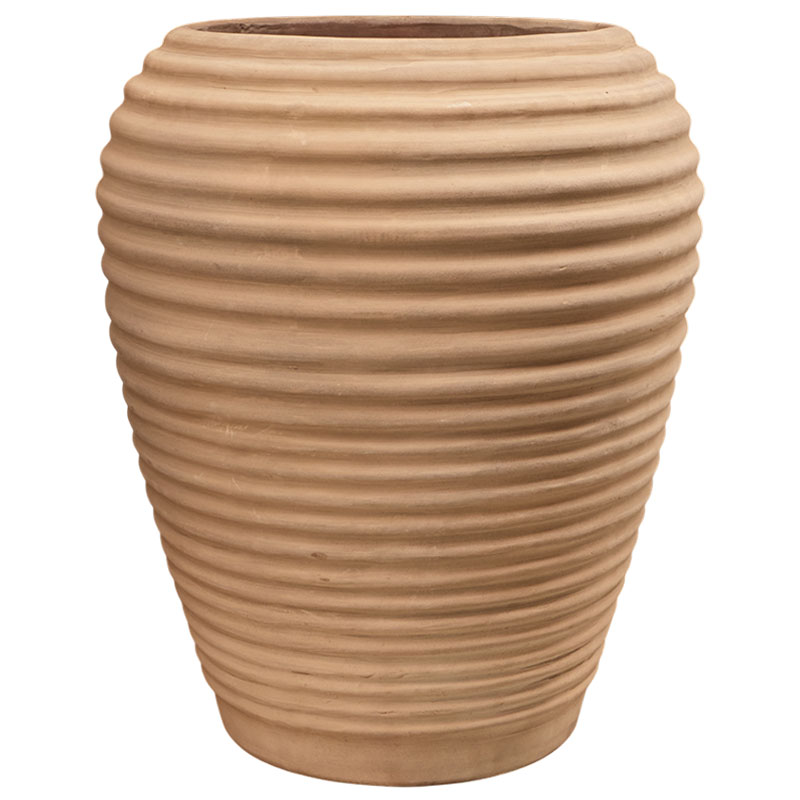 TERRACOTTA grote XL bloempot design plantenbak bloembak voor buiten 75cm