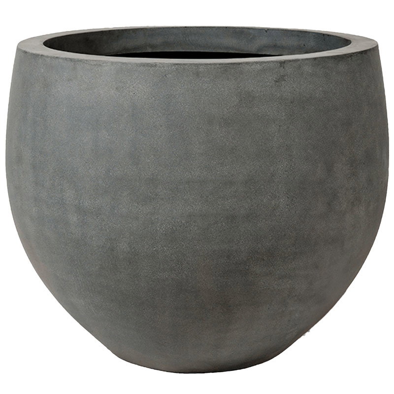 DAMAR design plantenpot bloempot grijs beton groot design voor buiten 70cm breed