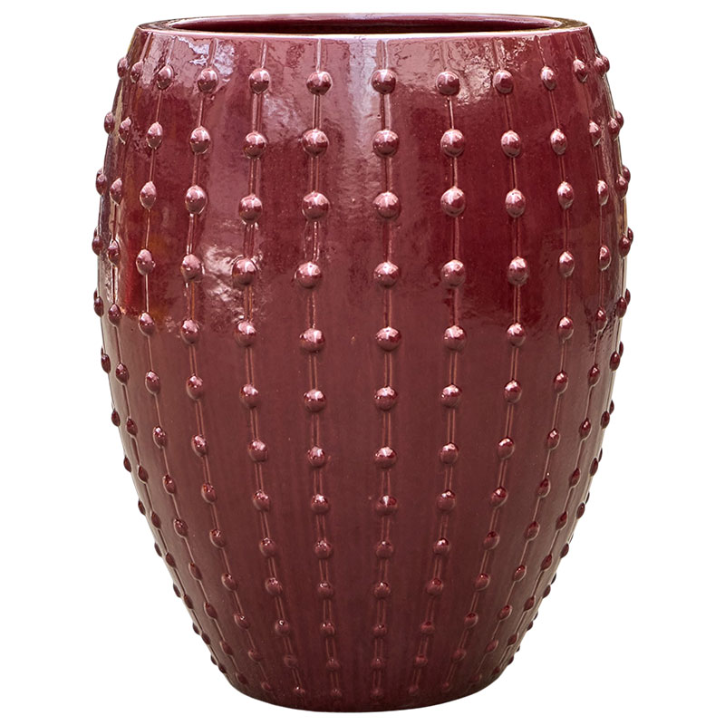 MARE grote brede kersen rode mauve plantenbak bloempot voor buiten 80cm