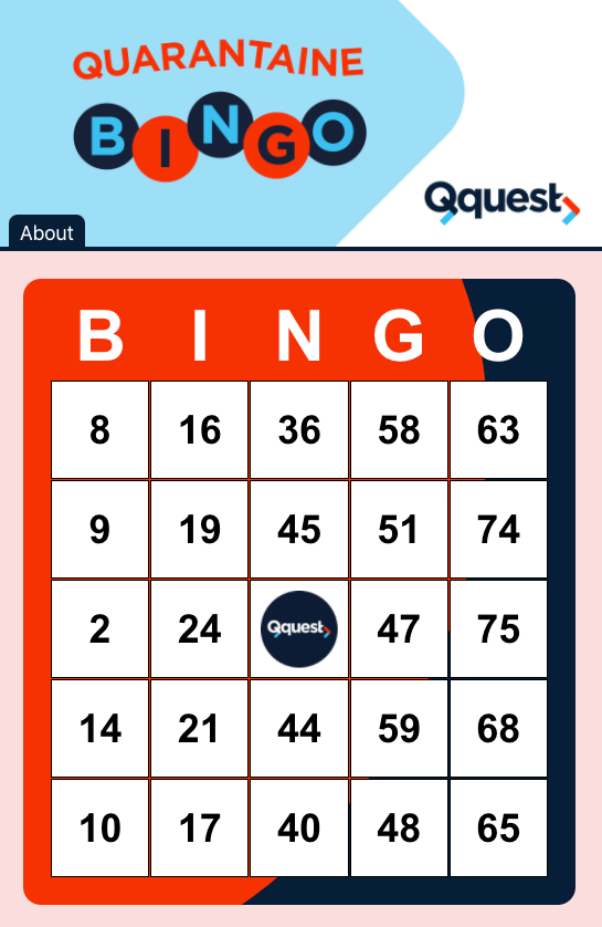 Organiseer een Quarantaine Bingo voor collega's, of familie!