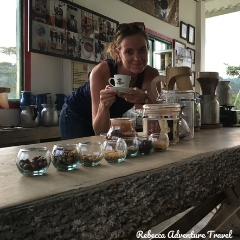 Rebecca Adventure Travel Coffee Tasting