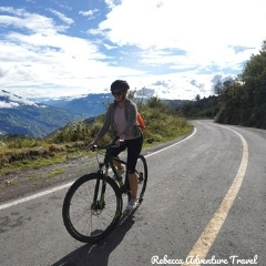 Rebecca Adventure Travel Andes biking