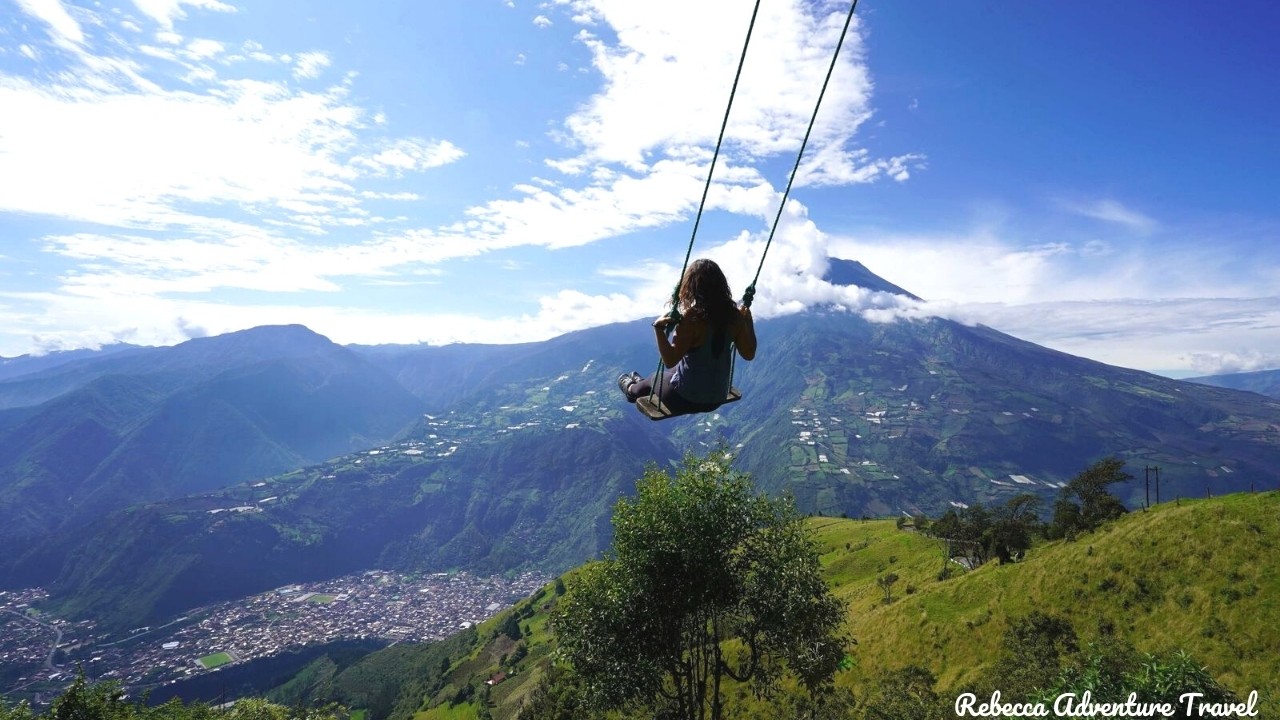 Swing at the End of the World in Baños