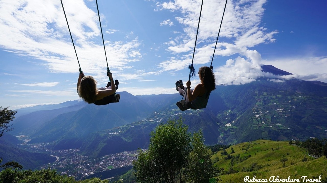 Swing at the End of the World in Baños