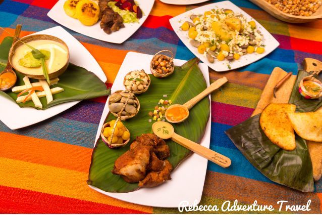 Ecuadorian cuisine is very diverse. 