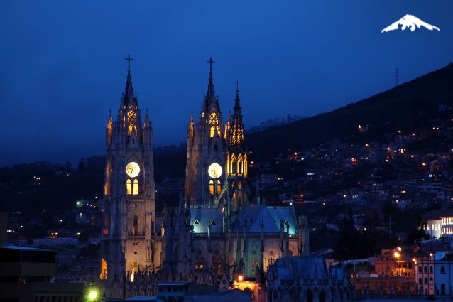 Basilica Church in Quito, Ecuador.