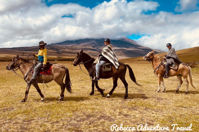 Plan a Horseback riding tour when you visit Ecuador.