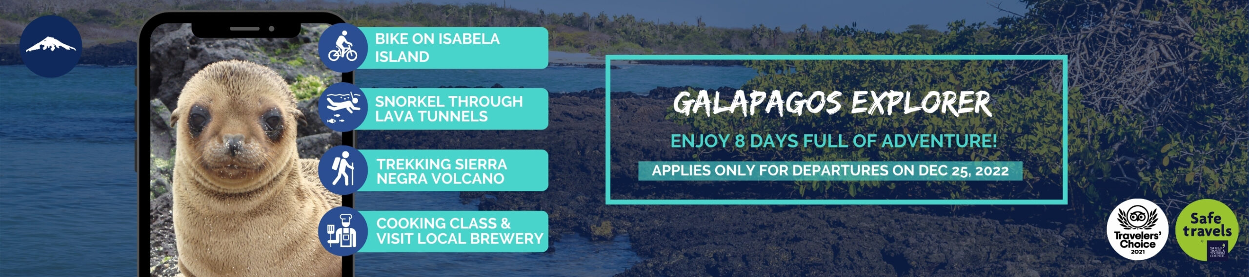 Galapagos Explorer - New Year Promo Banner