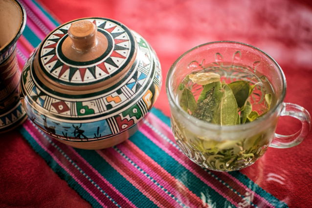 Peru - Coca tea - Machu Picchu food