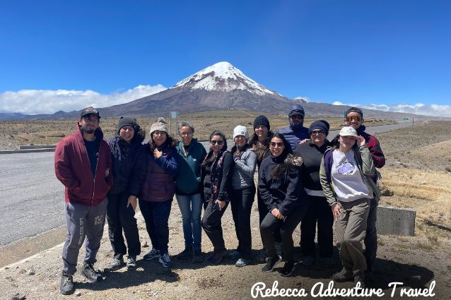 Rebecca Adventure Travel at Chimborazo