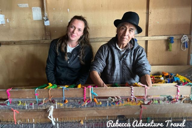 Rebecca supports indigenous artisans in Otavalo