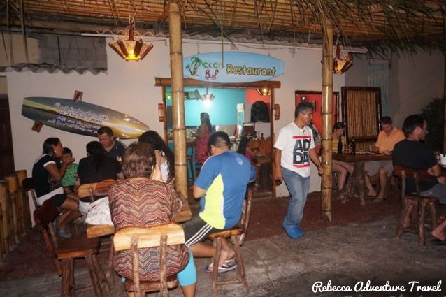Coco Surf restaurant in Isabela.