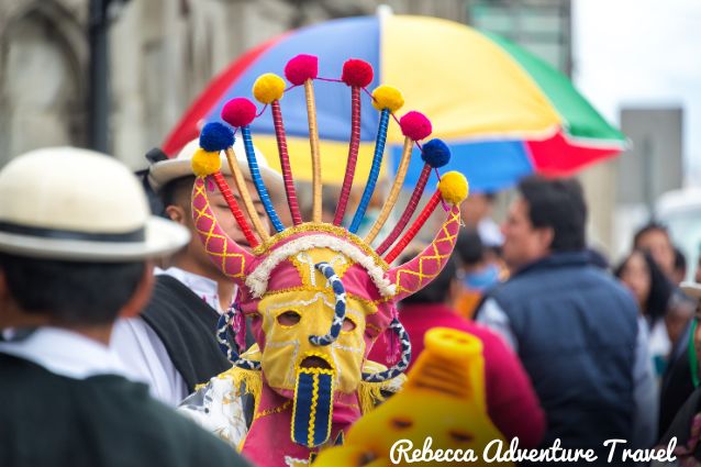 Quito's traditional parade