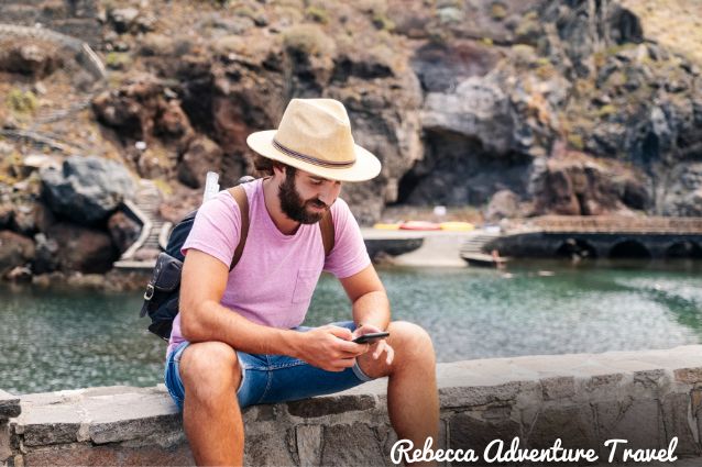 using the best travel app in in Galapagos