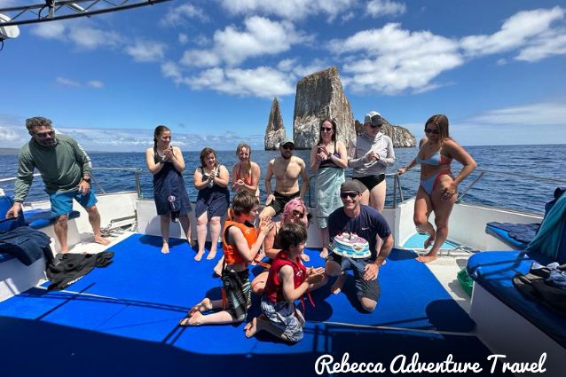 Family fun in the Galapagos.