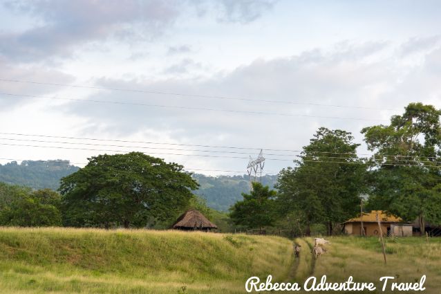 Colombia countryside landscape.