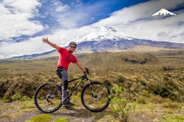 Biking in Cotopaxi, Ecuador