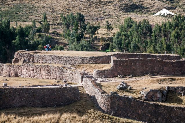 Admire Inca architecture