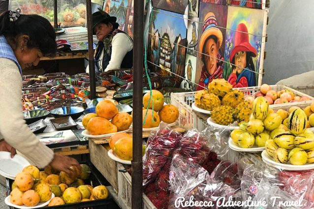 Otavalo Food Market.