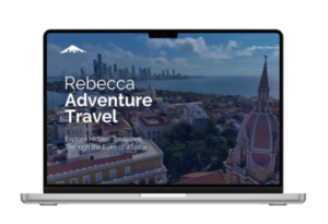 Rebecca Adventure Travel Mockup