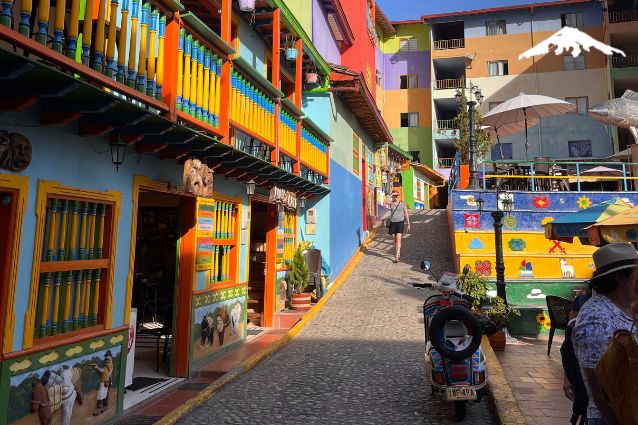 Colorful houses of Guatape