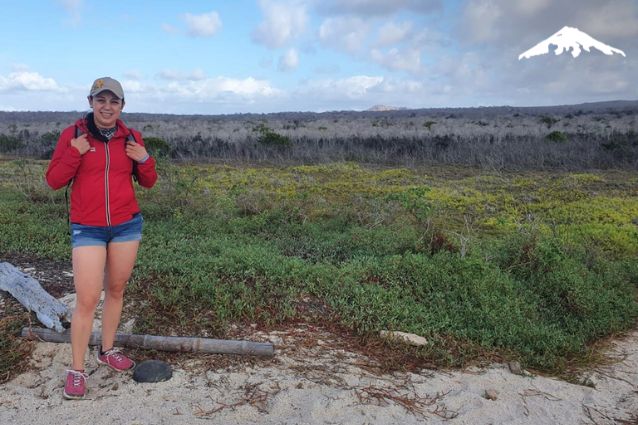 Destination Expert Gaby at Galapaguera, San Cristóbal, Galapagos.