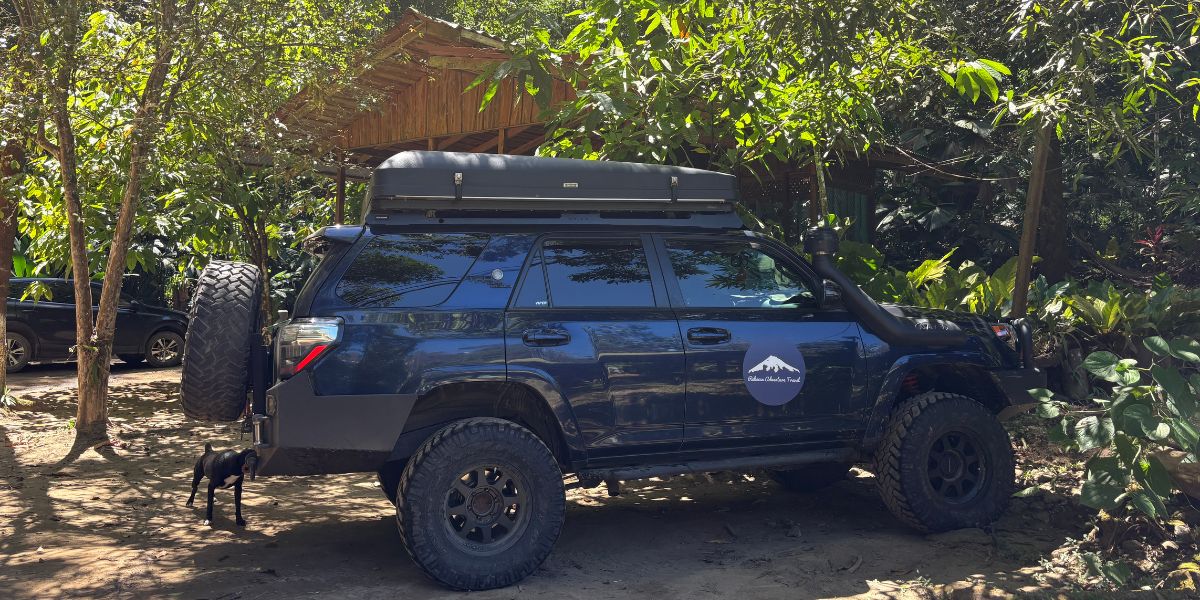 camping in costa rica with an overlander