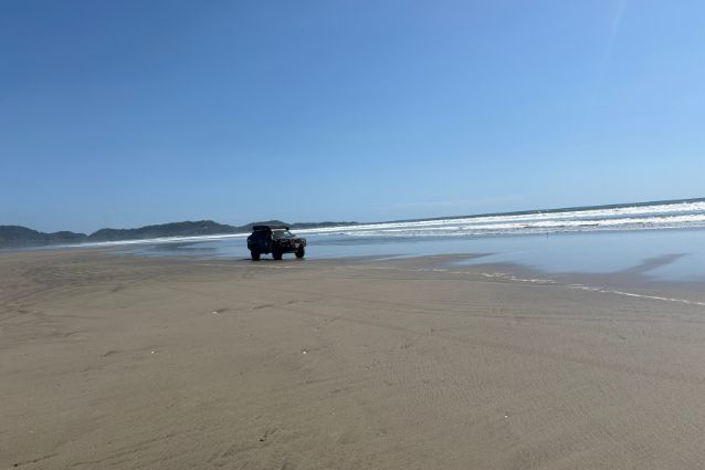 camping in costa rica with an overlander