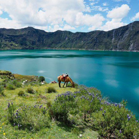 Rebecca Adventure Travel Day 28 - South America Expedition - Quilotoa Lagoon