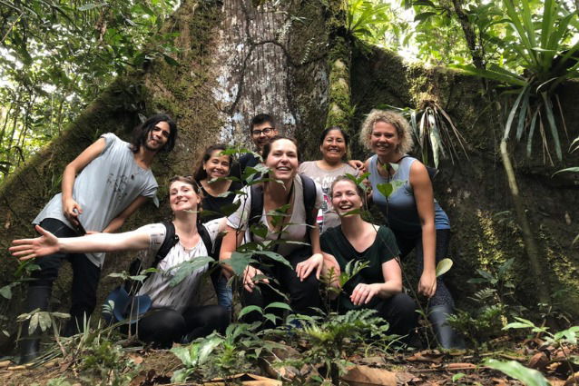 Travelers Camping at the Amazon