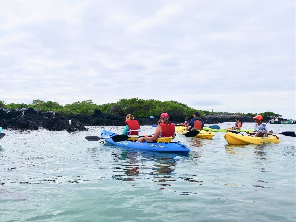 Kayaking in Galapagos