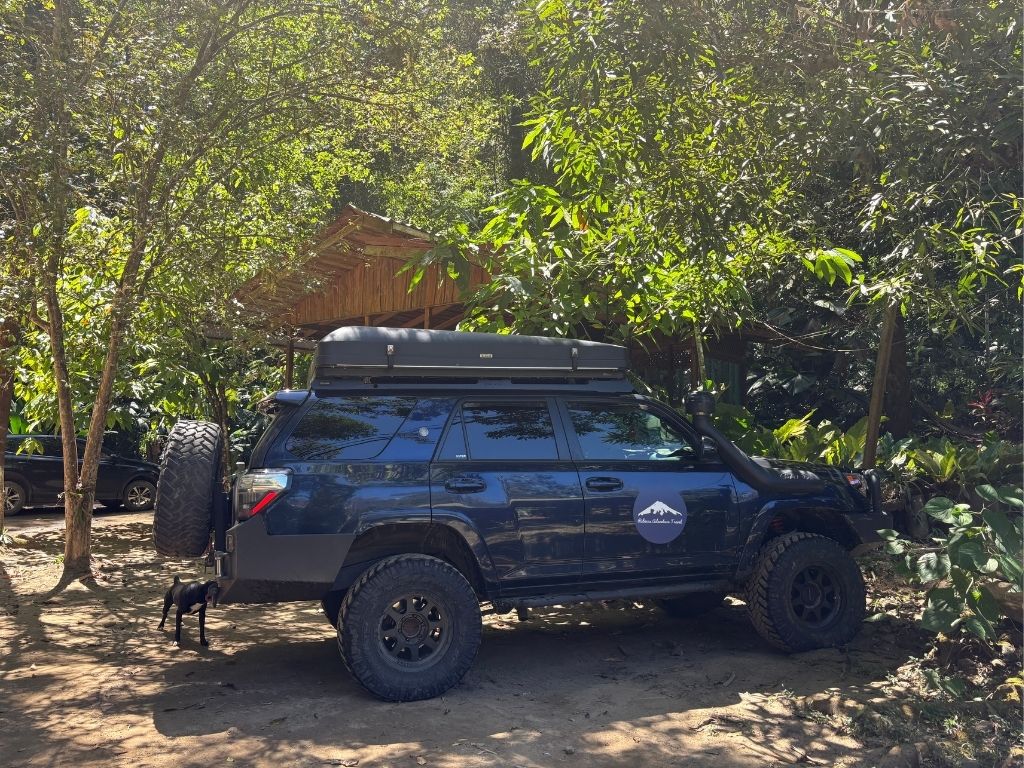 Rebecca Adventure Travel vehicles around the tours